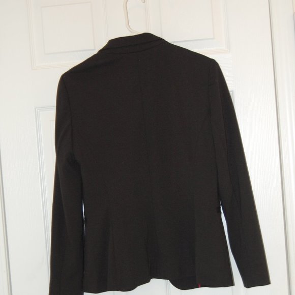 Audrey & Celine Black Women's 1 Button Blazer Size Small - Picture 8 of 11